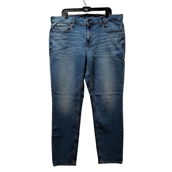 Old Navy Jeans Men's 40x33 Blue Athletic Taper Built-In Flex Stretch Denim - Picture 1 of 5
